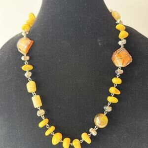 🚨3 for $15🚨 Glass, Stone, and Metal Beaded Necklace